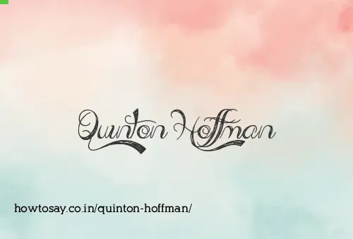 Quinton Hoffman