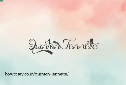 Quinton Jennette