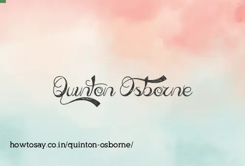 Quinton Osborne