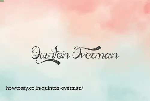 Quinton Overman