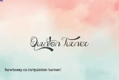 Quinton Turner