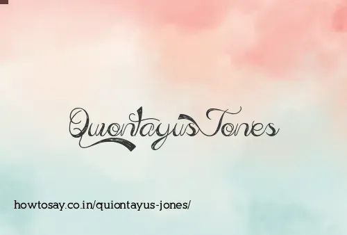 Quiontayus Jones