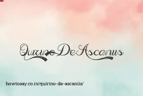 Quirino De Ascaniis