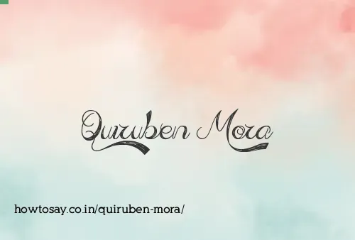Quiruben Mora