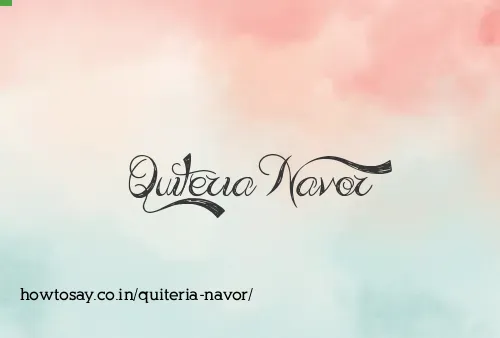 Quiteria Navor