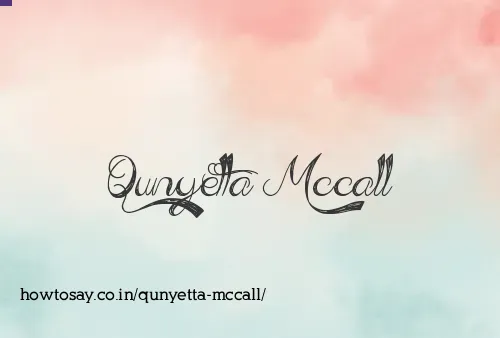 Qunyetta Mccall