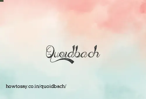 Quoidbach