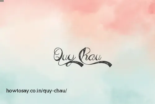 Quy Chau