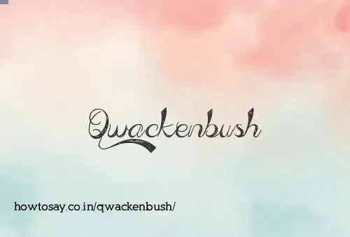 Qwackenbush