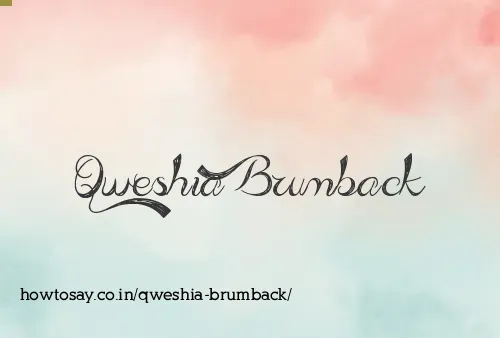 Qweshia Brumback