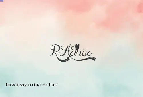 R Arthur