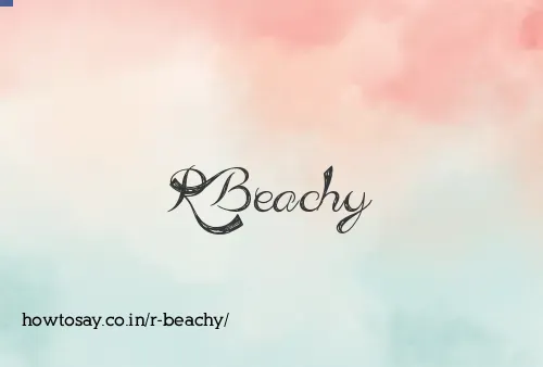 R Beachy