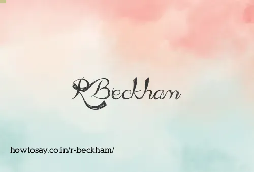R Beckham