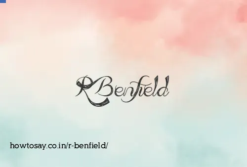 R Benfield