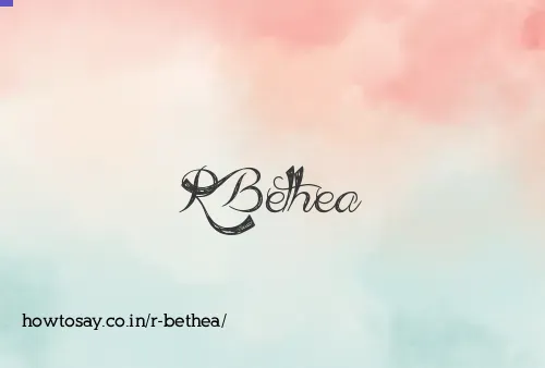 R Bethea