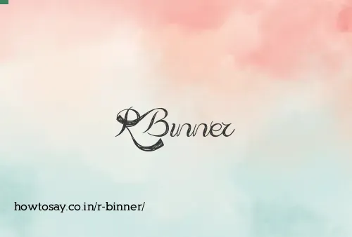 R Binner