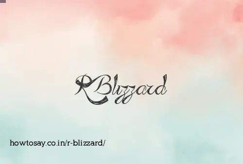 R Blizzard
