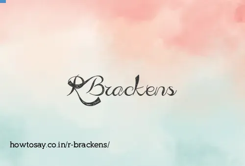 R Brackens