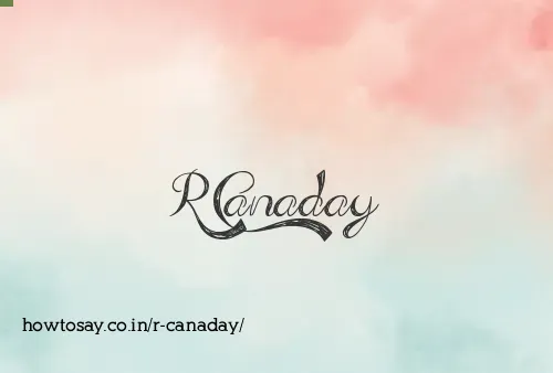 R Canaday