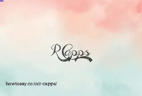 R Capps