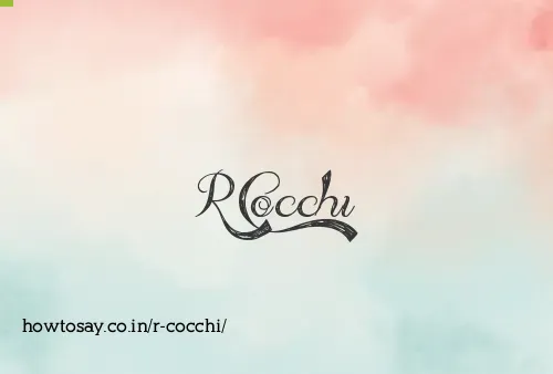 R Cocchi