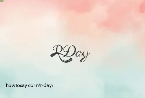 R Day