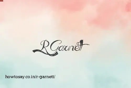 R Garnett