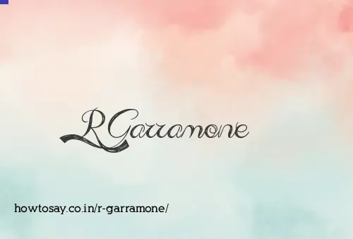 R Garramone