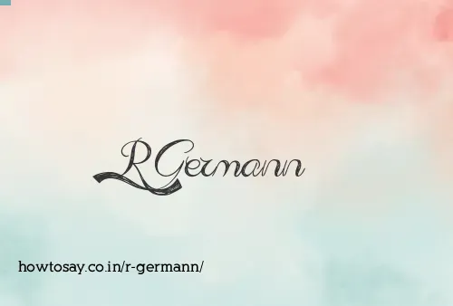 R Germann
