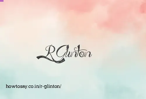 R Glinton