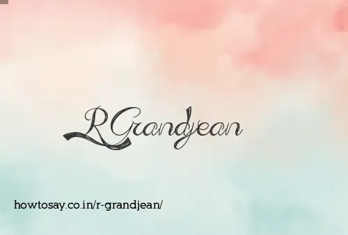 R Grandjean