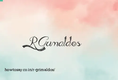 R Grimaldos