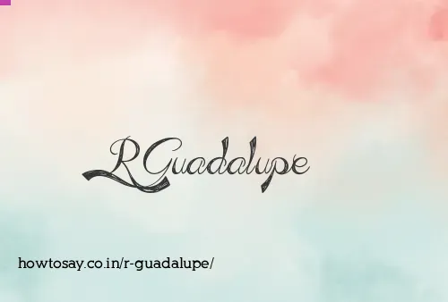 R Guadalupe