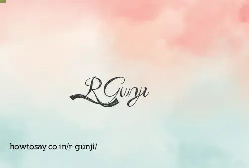 R Gunji