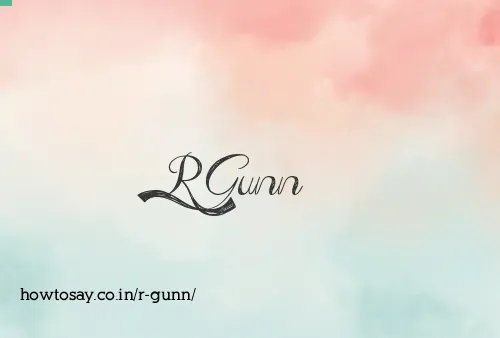 R Gunn