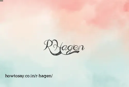 R Hagen