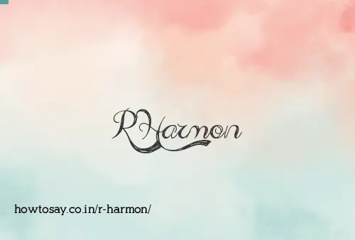 R Harmon