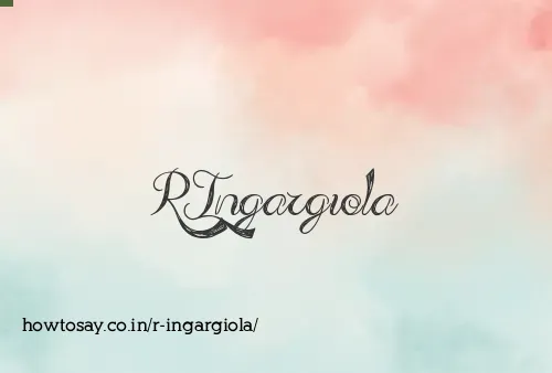 R Ingargiola