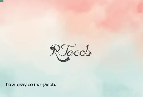 R Jacob