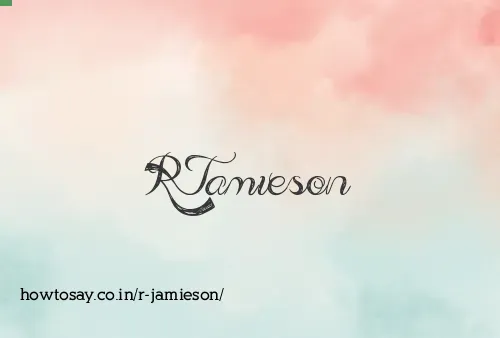 R Jamieson