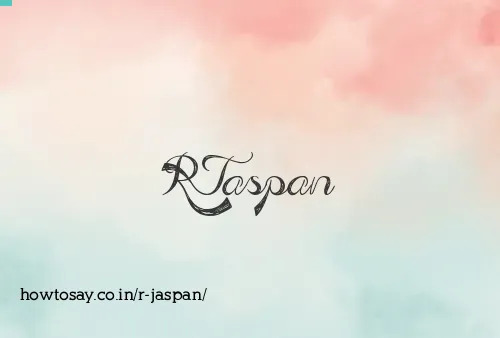 R Jaspan