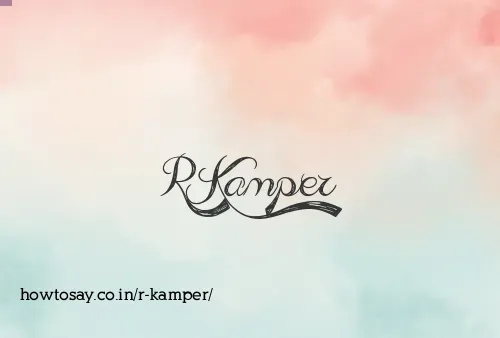 R Kamper