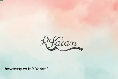 R Karam