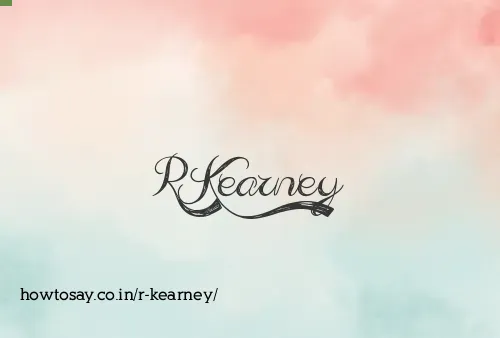 R Kearney