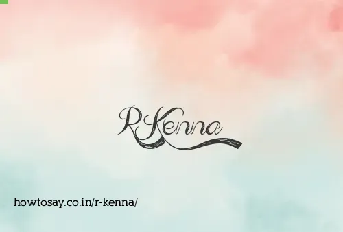 R Kenna