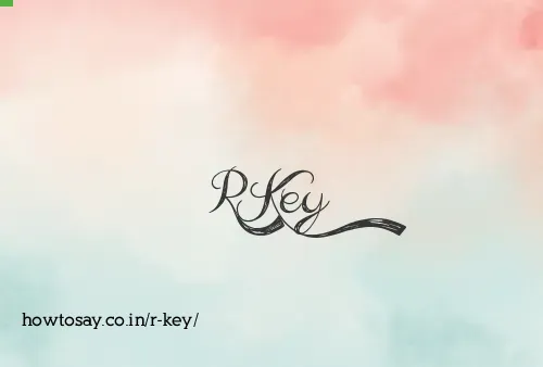 R Key
