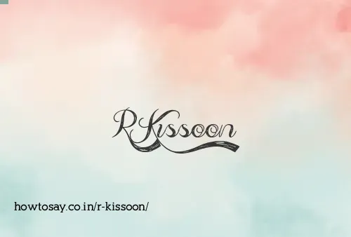 R Kissoon