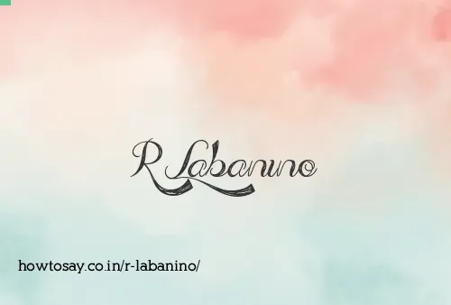 R Labanino