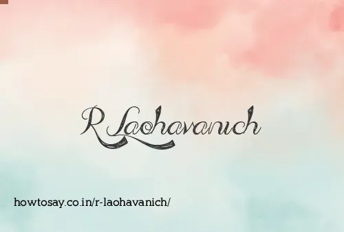 R Laohavanich