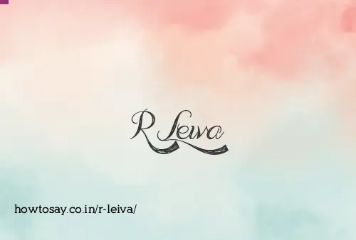 R Leiva